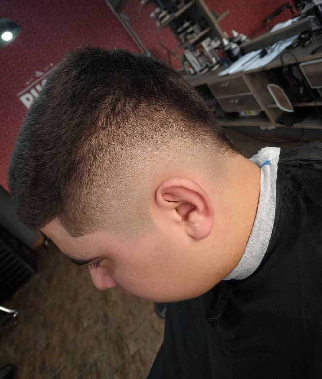 Trabajo real de barberia realizado en Russo Barber House