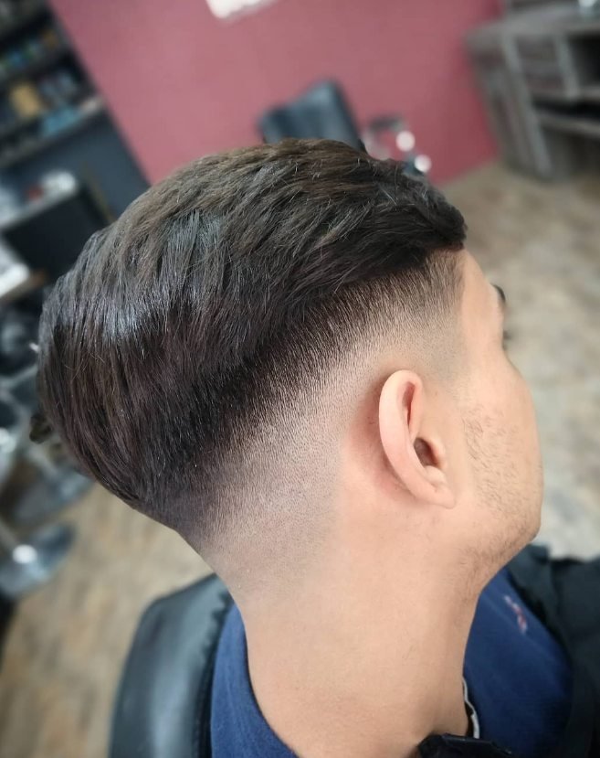Trabajo real de barberia realizado en Russo Barber House